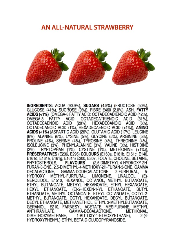Ingredients of an All-Natural Strawberry ENGLISH jameskennedymonash.wordpress.com